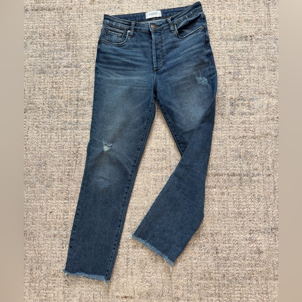 Evereve Classic Blue Denim Pants